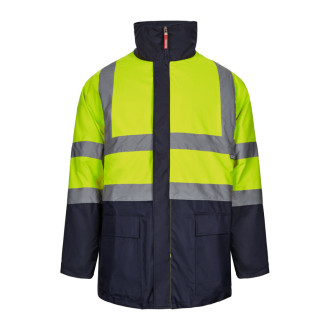 VL JUNO LARGE. Dvoubarevná parka 4v1 (180g/m²), z polyesteru (100%) s PU zátěrem