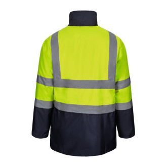 VL JUNO LARGE. Dvoubarevná parka 4v1 (180g/m²), z polyesteru (100%) s PU zátěrem