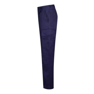VL AINE. Keprové kalhoty s mnoha kapsami (190 g/m²), z bavlny (20 %) a polyesteru (80 %)