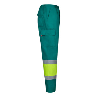 VL ARTEMIS. Dvoubarevné kalhoty z kepru (190 g/m²), bavlny (20 %) a polyesteru (80 %)
