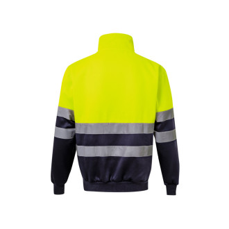 VL THOR LARGE. Dvoubarevná mikina (300 g/m²) z polyesterového fleecu (100 %)