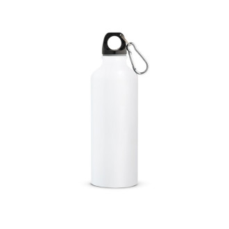 RE-LANDSCAPE M. Láhev z recyklovaného hliníku s karabinou 530 ml