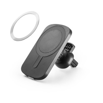 KOCH. Držák smartphonu do auta s bezdrátovou magnetickou nabíječkou 15W ve recyklovaného ABS (100% rABS)
