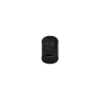 DIRAC. Adaptér do zapalovače cigaret s portem USB-A 18W a USB-C 20W ve 100% rABS