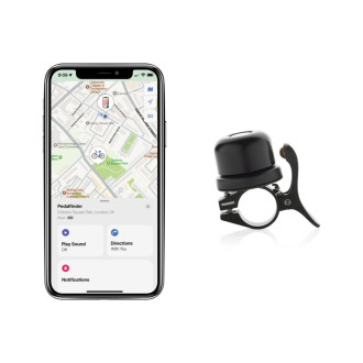 Zvonek na kolo s lokátorem Pedalfinder