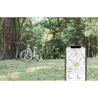 Zvonek na kolo s lokátorem Pedalfinder
