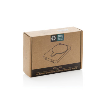 Magnetická powerbanka Stellar 5000mAh 5W z RCS plastu