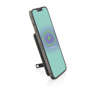 Magnetická powerbanka Zen 5000mAh 5W z RCS plastu a bambusu