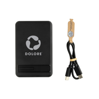 Magnetická powerbanka Zen 5000mAh 5W z RCS plastu a bambusu
