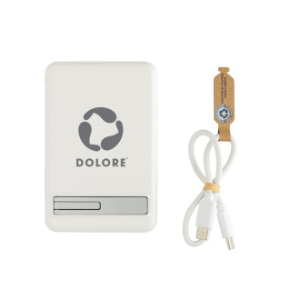 Magnetická powerbanka Zen 5000mAh 5W z RCS plastu a bambusu