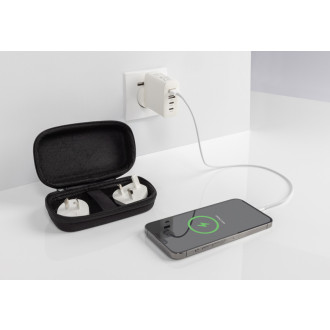 Cestovní nabíječka TravelCharge Pro s USB C z RCS plastu