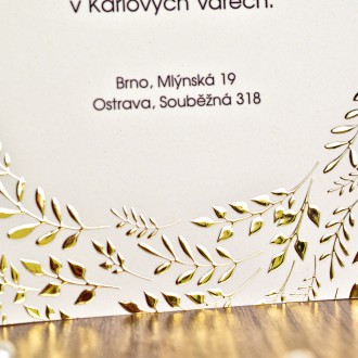 Svadobné oznámenie FO1209