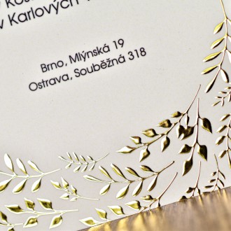 Svadobné oznámenie FO1209