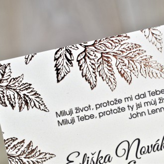 Svadobné oznámenie FO1210