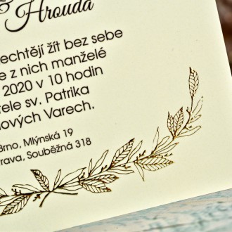 Svadobné oznámenie FO1212