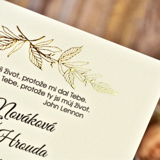Svadobné oznámenie FO1212
