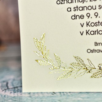 Svadobné oznámenie FO1212