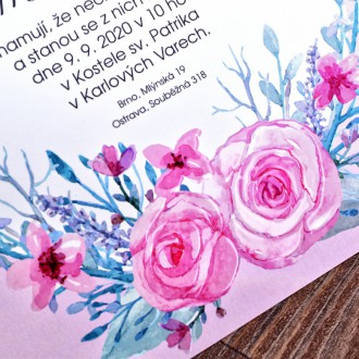 Svadobné oznámenie FO1221