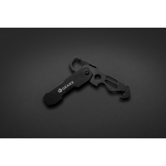 Skládací víceúčelové EDC nářadí Gear X s karabinou