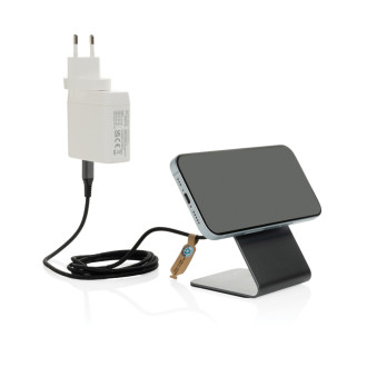 Magnetický bezdrátový stojánek 15W Terra z RCS rec. hliníku