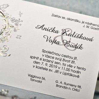Svadobné oznámenie FO1276