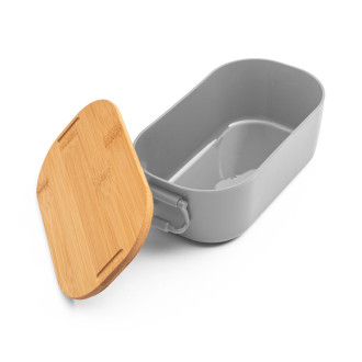 MAHLEB. Vzduchotěsná PP krabice s bambusovým víkem