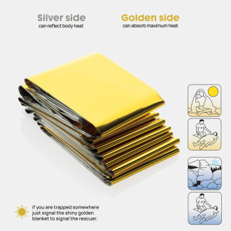 Záchranná deka Solra v sáčku z recykl. RPET materiálu