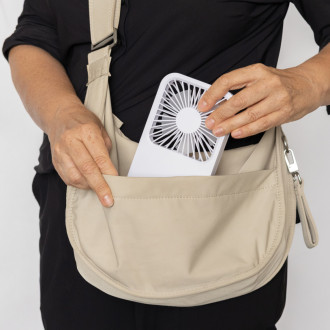 Stolní dobíjecí větráček Aervina z recyklovaného plastu RCS