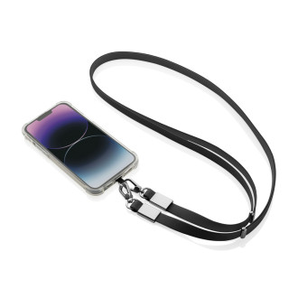 Crossbody lanyard Nivo RCS z recyklovaného PET