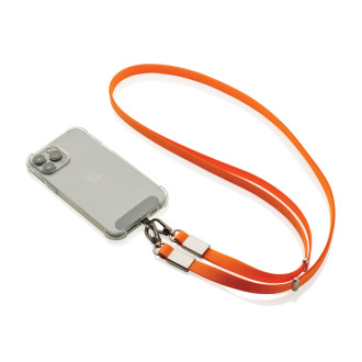 Crossbody lanyard Nivo RCS z recyklovaného PET