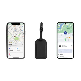 Zavazadlový štítek Globefind Dual s lokátorem po světě z RCS