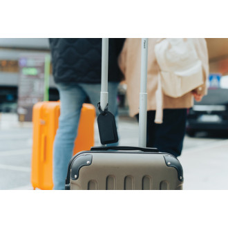 Zavazadlový štítek Globefind Dual s lokátorem po světě z RCS