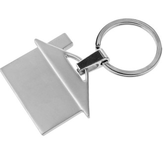 HOUSE RING přívěsek na klíče, stříbrná