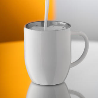 DAY hrnek 350 ml z nerezové oceli, tmavě modrá