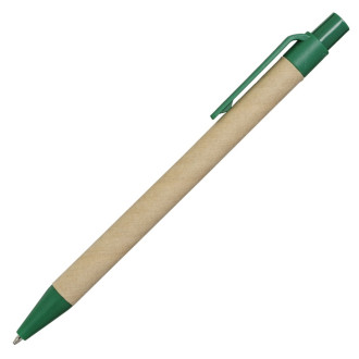 ECO PEN kuličkové pero, bílá/hnědá