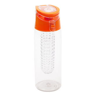 FRUTELLO sportovní lahev 700 ml s infuzérem, červená/transparentní