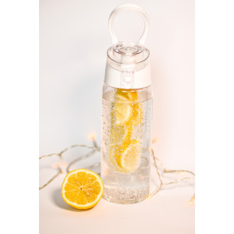FRUTELLO sportovní lahev 700 ml s infuzérem, červená/transparentní