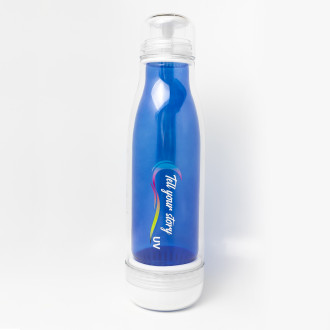 SMART skleněná termolahev 520 ml, modrá