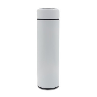 FALCO termoska 420 ml s teploměrem, bílá