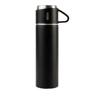 ATTU sada termosky 500 ml a 3 hrnků, černá