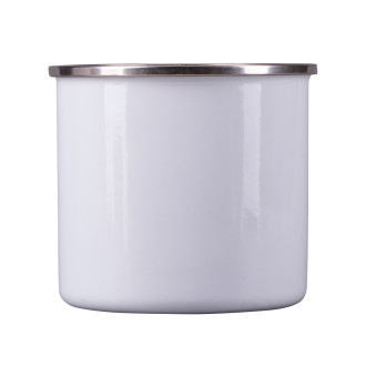 ODIS smaltovaný hrnek 500 ml pro sublimaci, bílá
