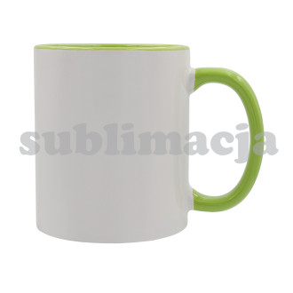GAETA keramický hrnek na sublimaci 330 ml, světle zelená