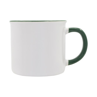 ARS keramický hrnek na sublimaci 400 ml, tmavě zelená