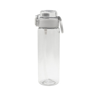 AMAD lahev na pití 800 ml s brčkem, šedá