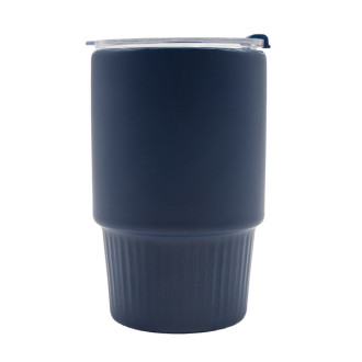 AZZURRO keramický hrnek 440 ml, tmavě modrá