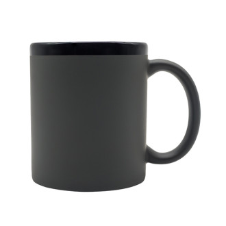 VELLUTO keramický hrnek 350 ml, tmavě zelená