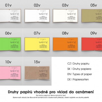 Svadobné oznámenie L3005ot