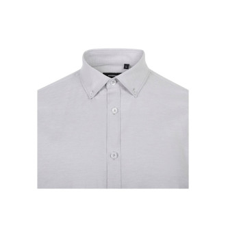 VL PRITHVI MAN. Pánská oxfordská košile (180 g/m²) z bavlny (50 %), polyesteru (45 %) a elastanu (5 %)