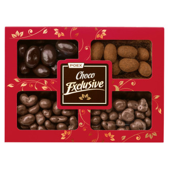 CHOCO MIX. Dárkové vánoční balení ořechů a suchých plodů