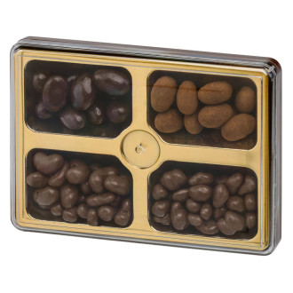 CHOCO MIX. Dárkové vánoční balení ořechů a suchých plodů
